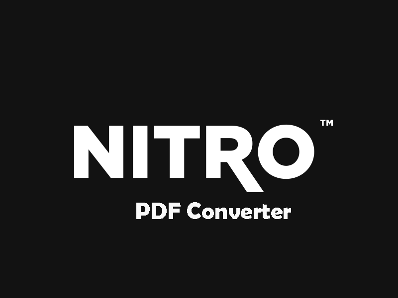 Nitro PDF Converter